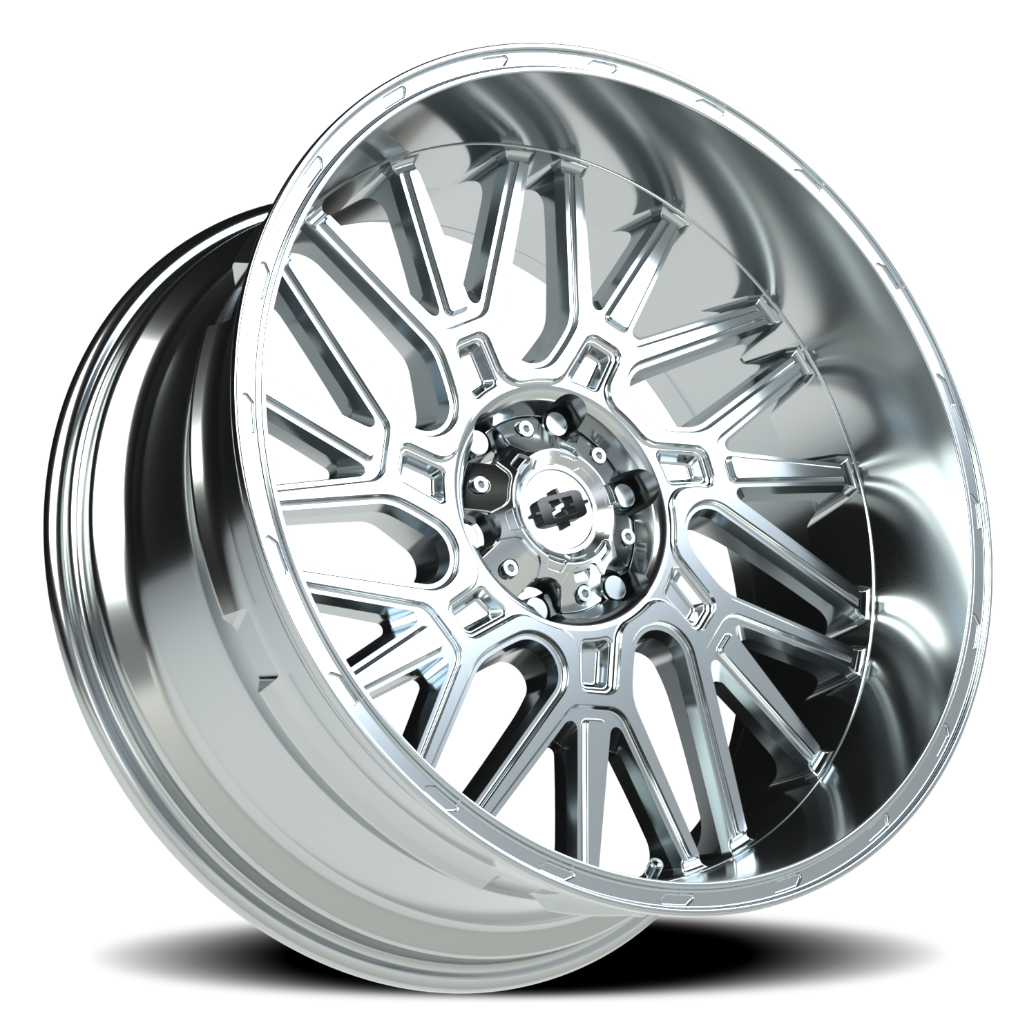 Vision Wheel 404 Chrome 22x10 -19 6x139.7mm 106.2mm - Wheelwiz