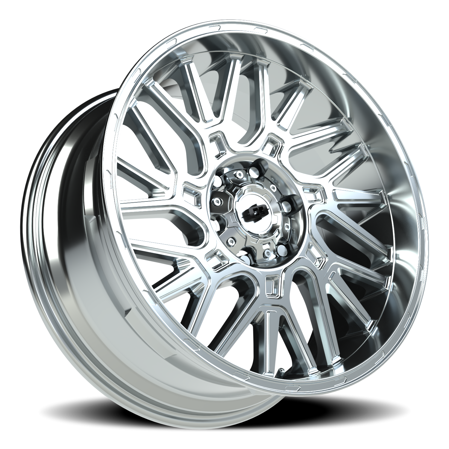 Vision Wheel 404 Chrome 20x9 +12 6x139.7mm 106.2mm - Wheelwiz
