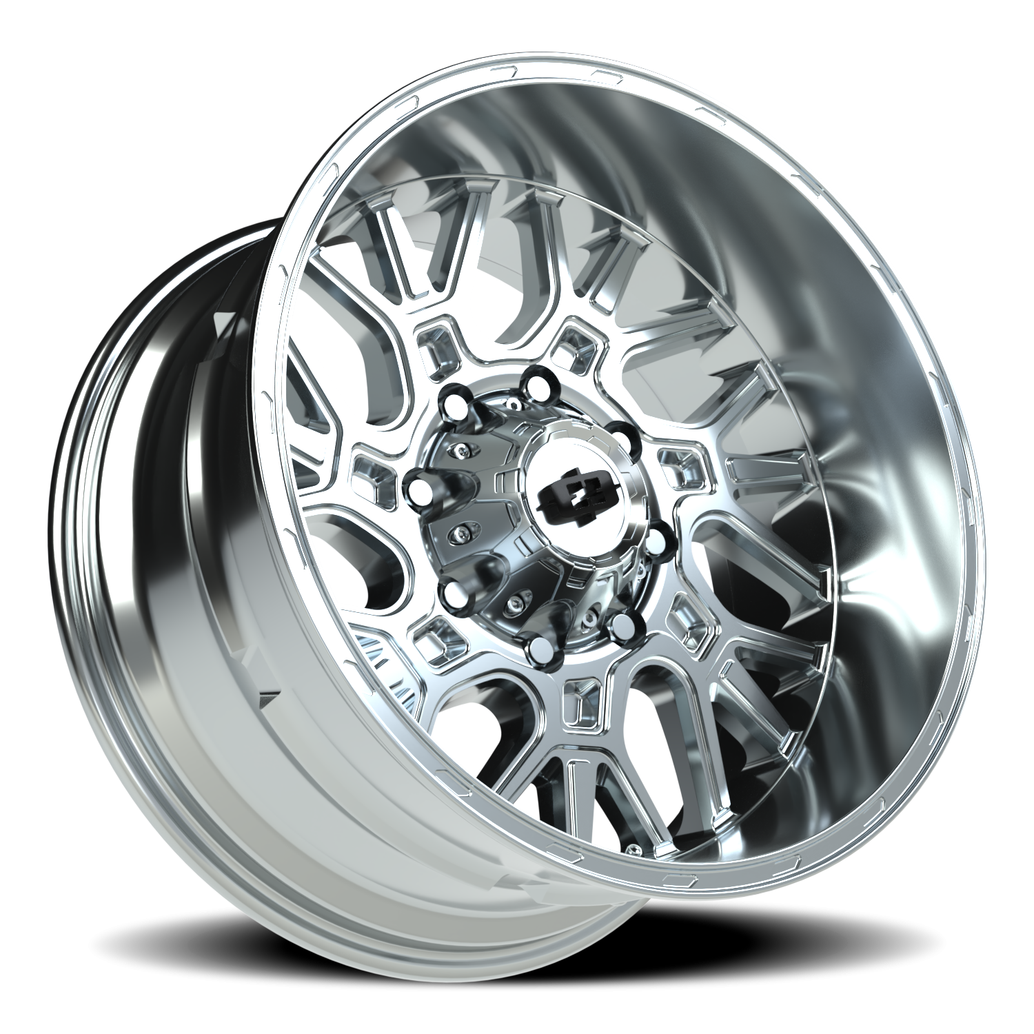 Vision Wheel 404 Chrome 20x10 -25 8x180mm 124.2mm - Wheelwiz
