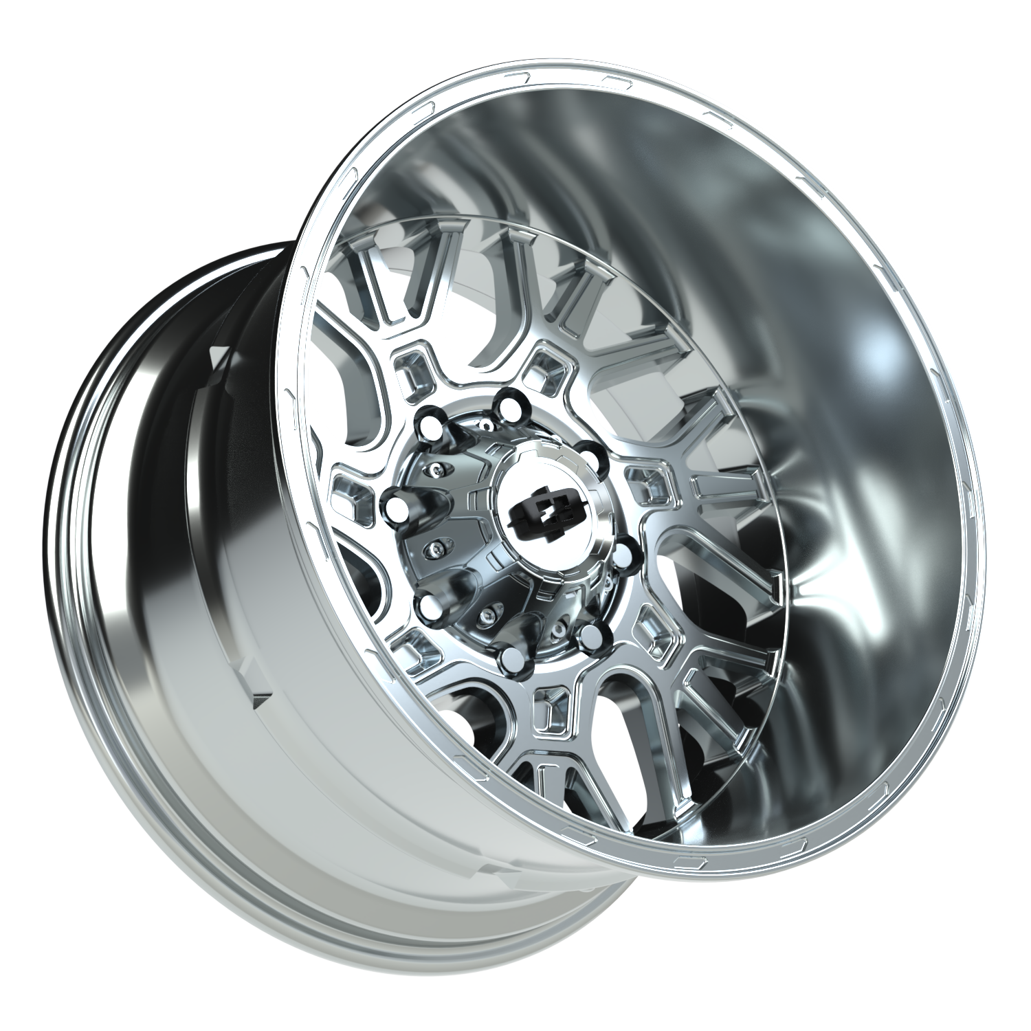 Vision Wheel 404 Chrome 20x12 -51 8x180mm 124.2mm - Wheelwiz