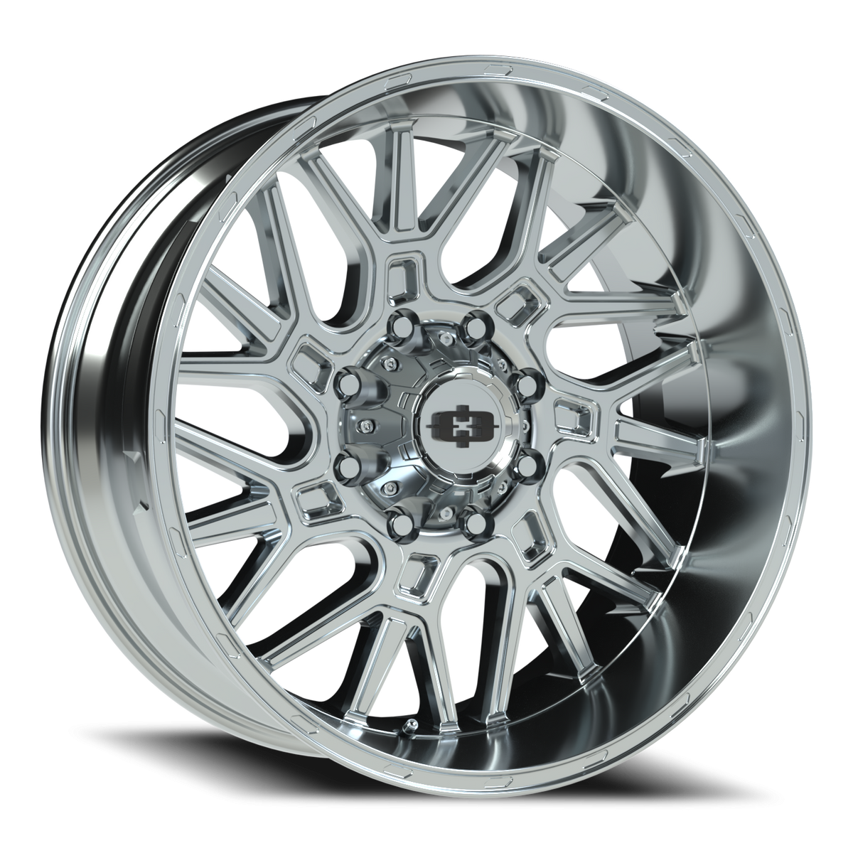 Vision Wheel 404 Chrome 22x10 -19 8x165.1mm 125.2mm - Wheelwiz