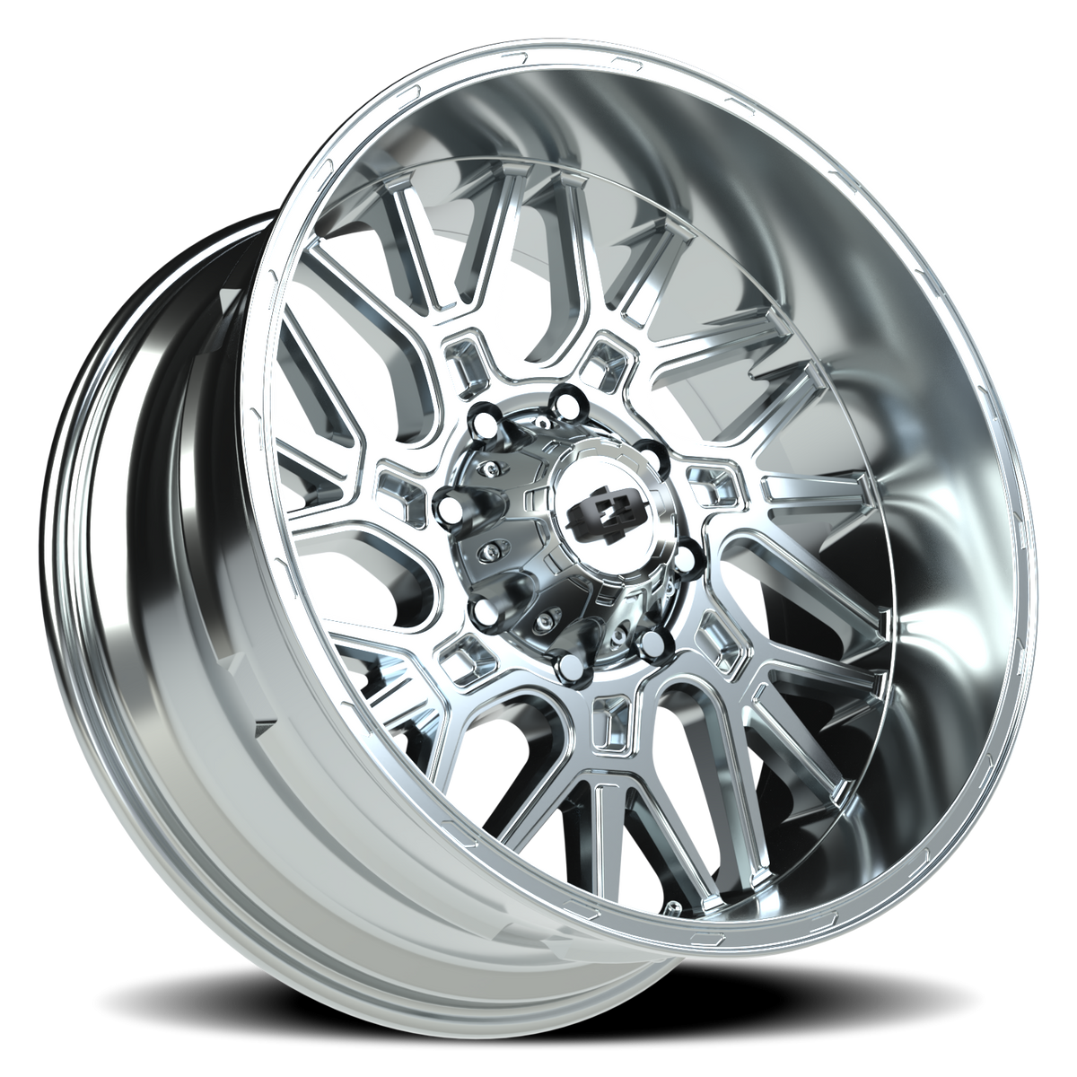 Vision Wheel 404 Chrome 22x10 -19 8x180mm 124.2mm - Wheelwiz