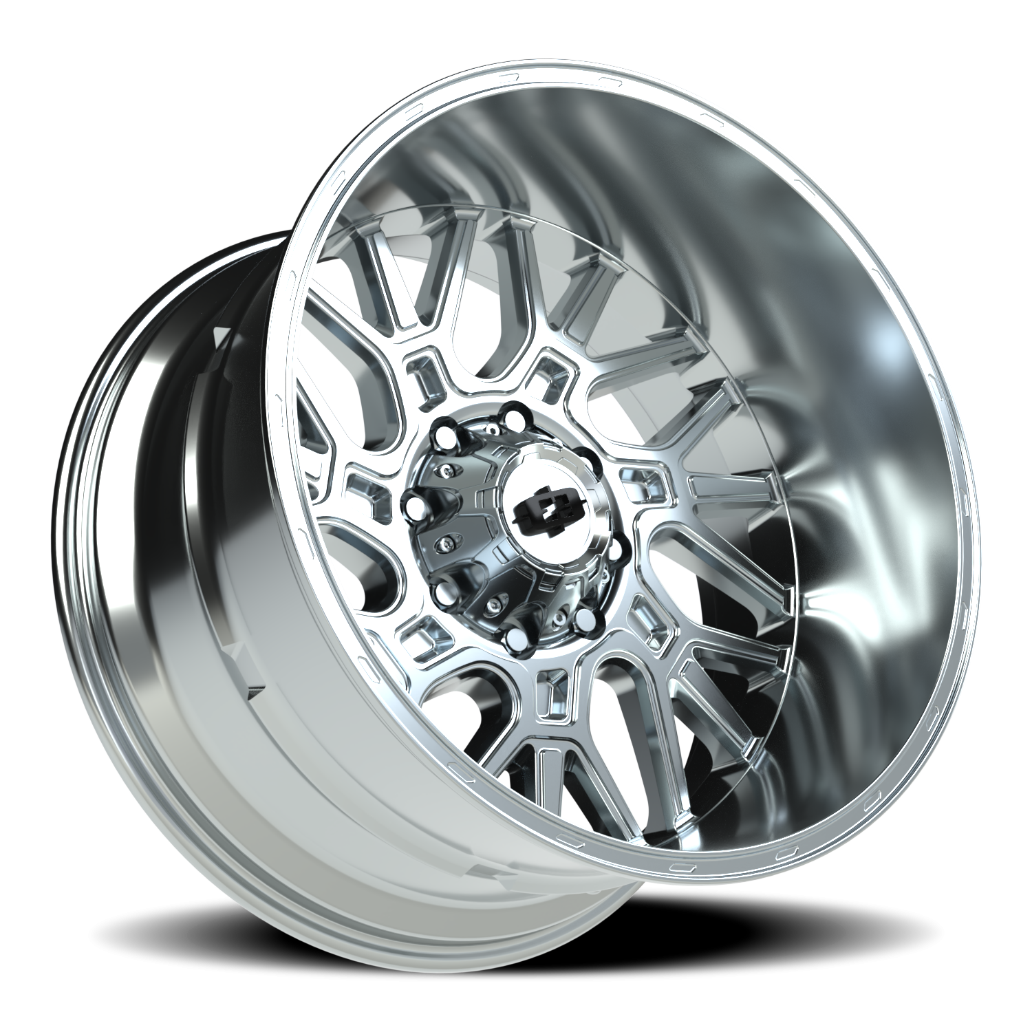Vision Wheel 404 Chrome 22x12 -51 8x165.1mm 125.2mm - Wheelwiz