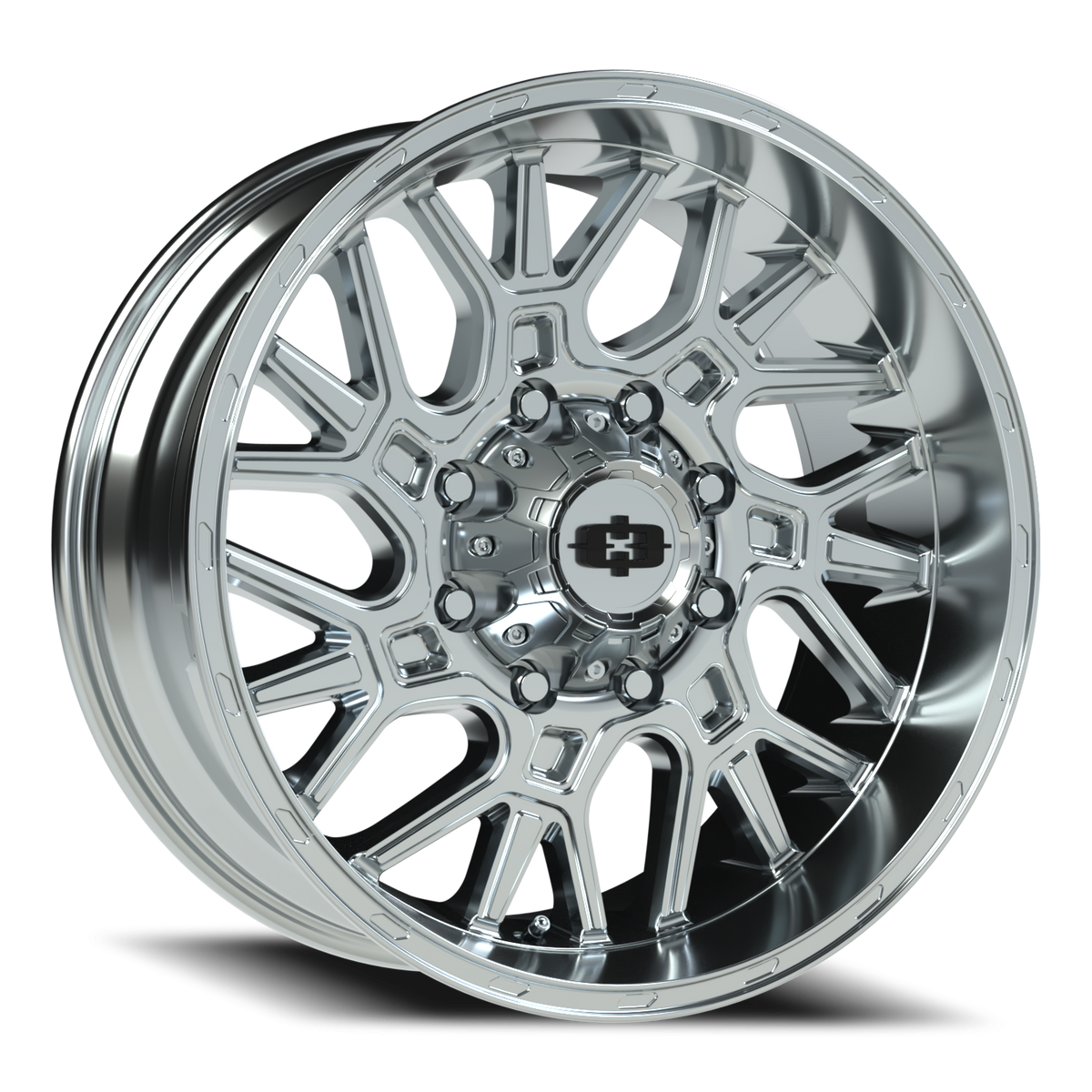 Vision Wheel 404 Chrome 20x9 +12 8x170mm 125.2mm - Wheelwiz