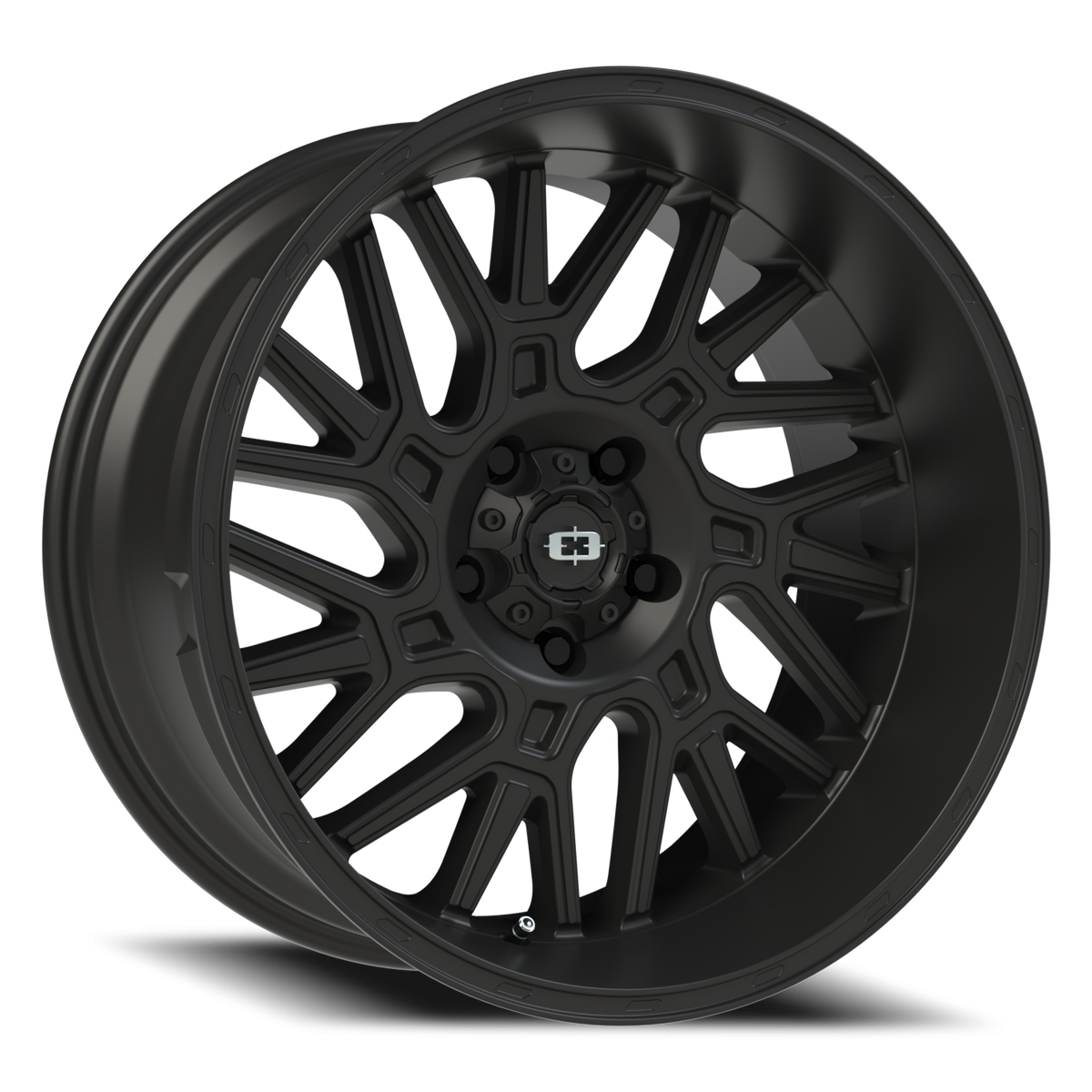 Vision Wheel 404 Satin Black 20x10 -25 5x127mm 78.1mm - Wheelwiz
