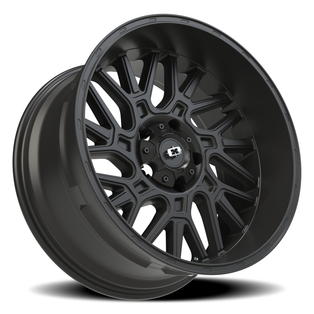 Vision Wheel 404 Satin Black 20x10 -25 5x139.7mm 108mm - Wheelwiz