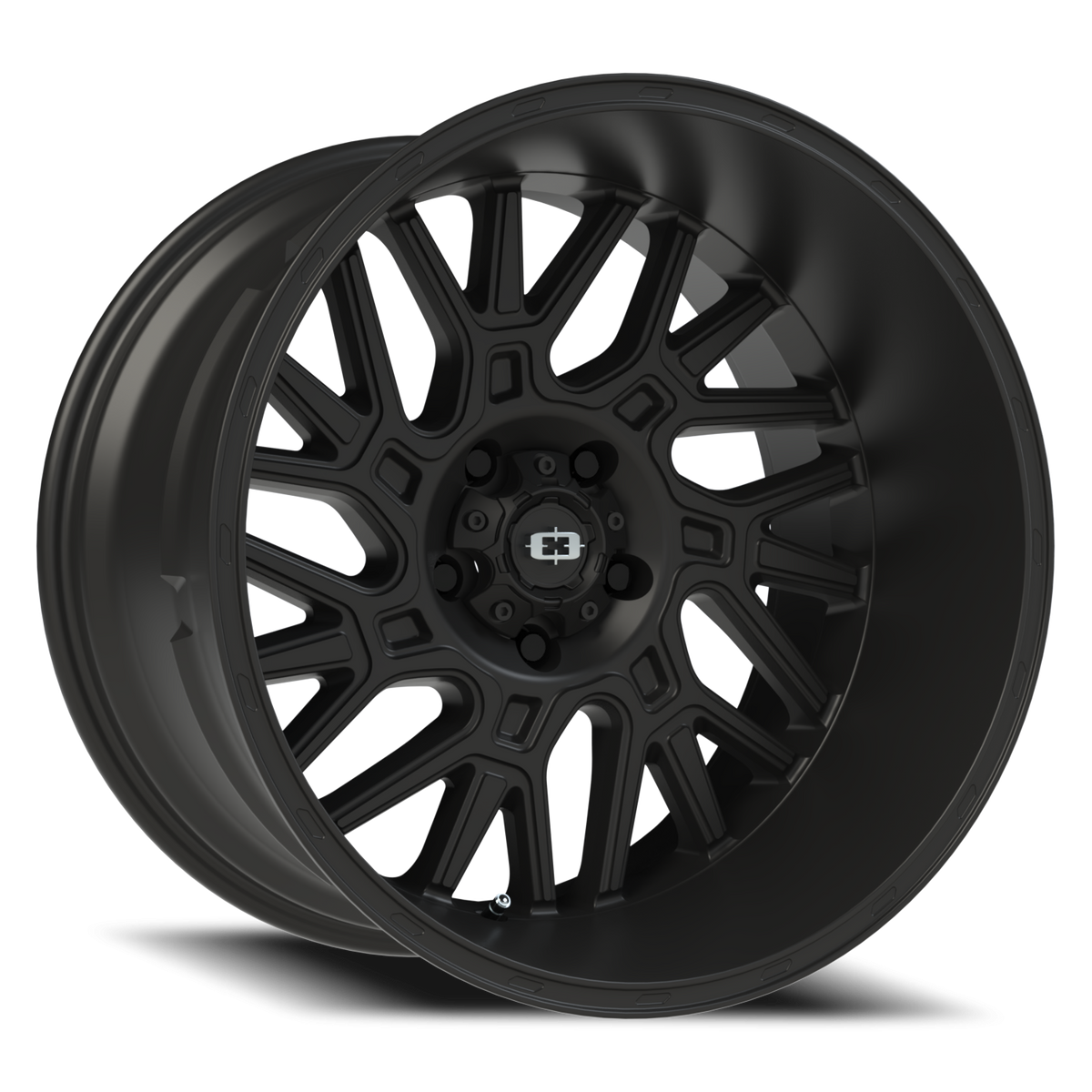 Vision Wheel 404 Satin Black 20x12 -51 5x127mm 78.1mm - Wheelwiz