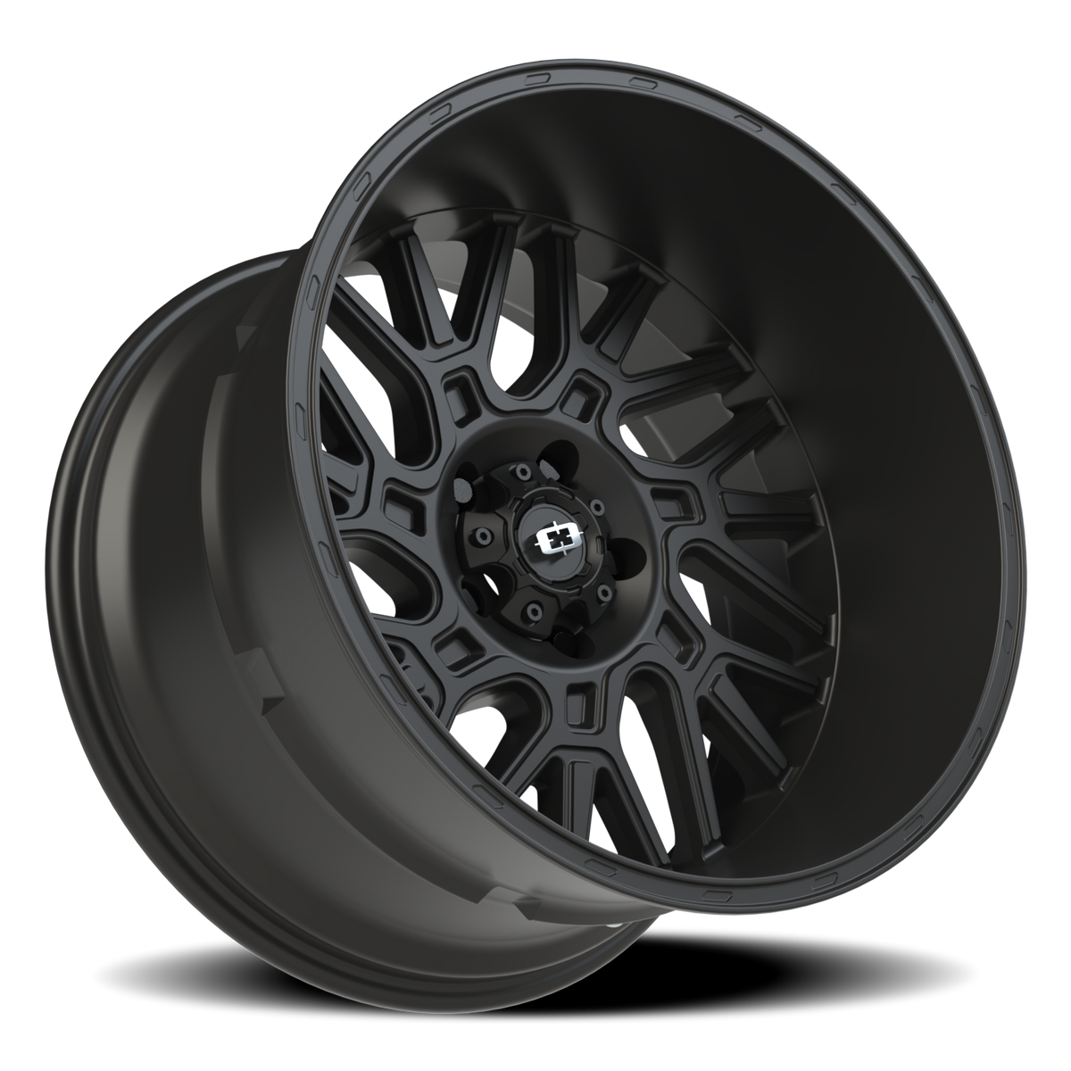 Vision Wheel 404 Satin Black 20x12 -51 5x127mm 78.1mm - Wheelwiz