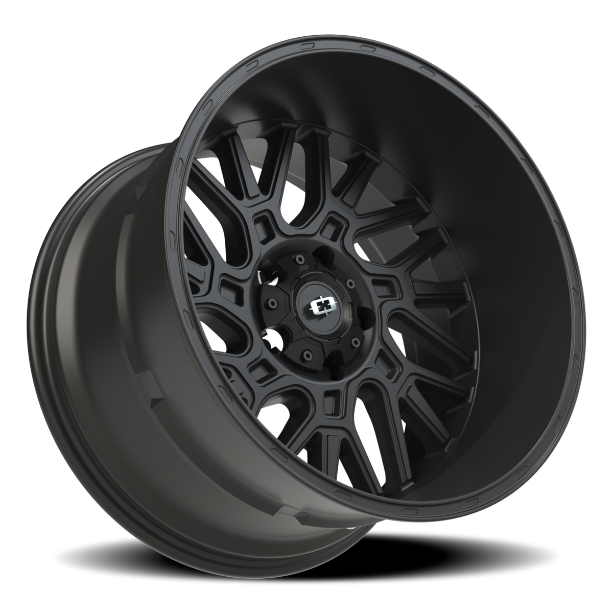 Vision Wheel 404 Satin Black 20x12 -51 5x139.7mm 108mm - Wheelwiz