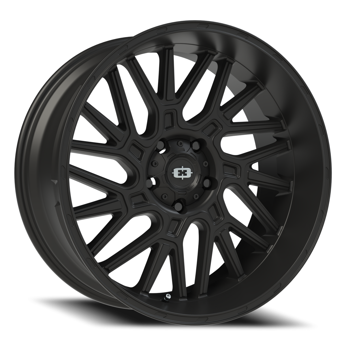 Vision Wheel 404 Satin Black 22x10 -19 5x139.7mm 108mm - Wheelwiz