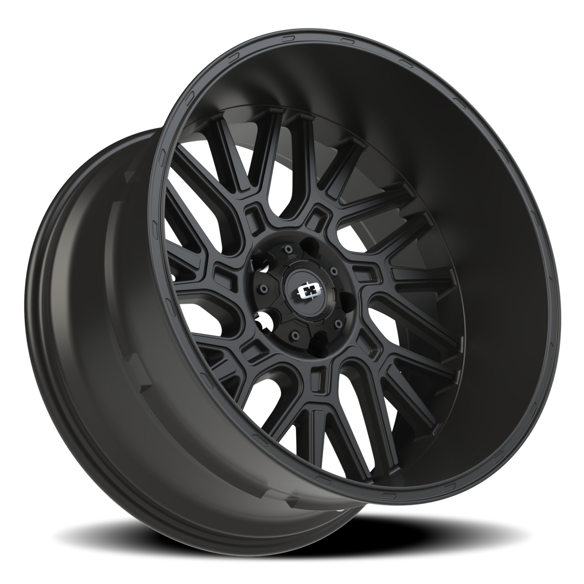 Vision Wheel 404 Satin Black 22x12 -51 5x139.7mm 108mm - Wheelwiz