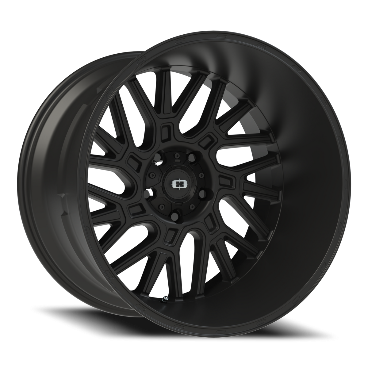 Vision Wheel 404 Satin Black 22x14 -76 5x139.7mm 108mm - Wheelwiz