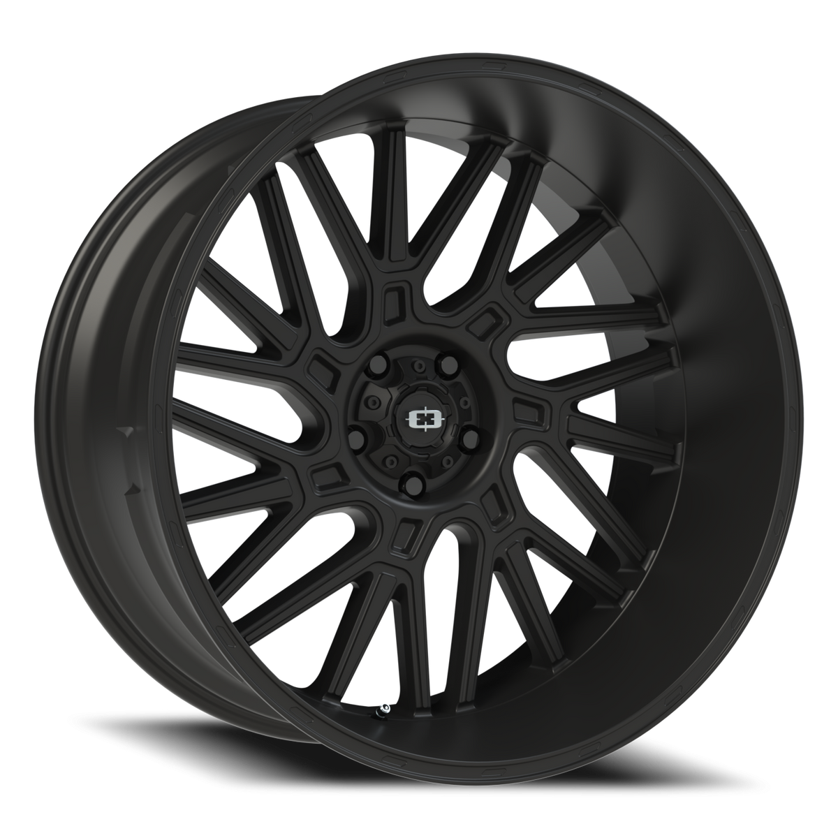 Vision Wheel 404 Satin Black 24x12 -51 5x127mm 78.1mm - Wheelwiz