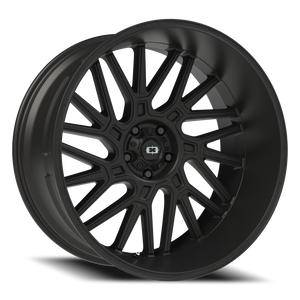 Vision Wheel 404 Satin Black 24x12 -51 5x127mm 78.1mm - Wheelwiz