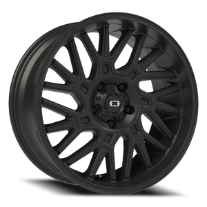 Vision Wheel 404 Satin Black 20x9 +10 5x127mm 78.1mm - Wheelwiz