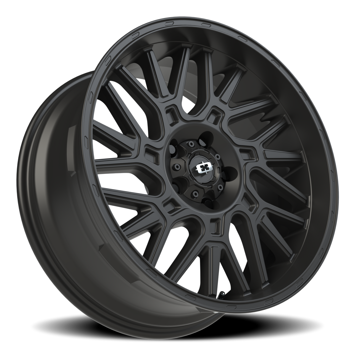 Vision Wheel 404 Satin Black 20x9 +10 5x127mm 78.1mm - Wheelwiz