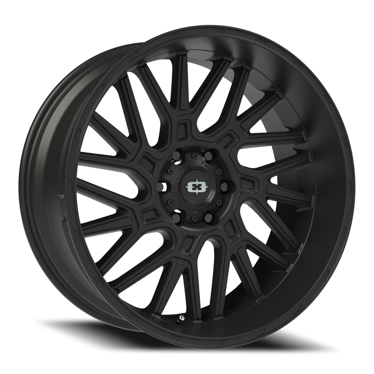 Vision Wheel 404 Satin Black 22x10 -19 6x139.7mm 106.2mm - Wheelwiz