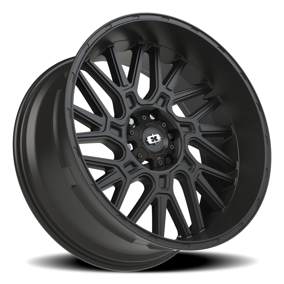 Vision Wheel 404 Satin Black 22x10 -19 6x139.7mm 106.2mm - Wheelwiz