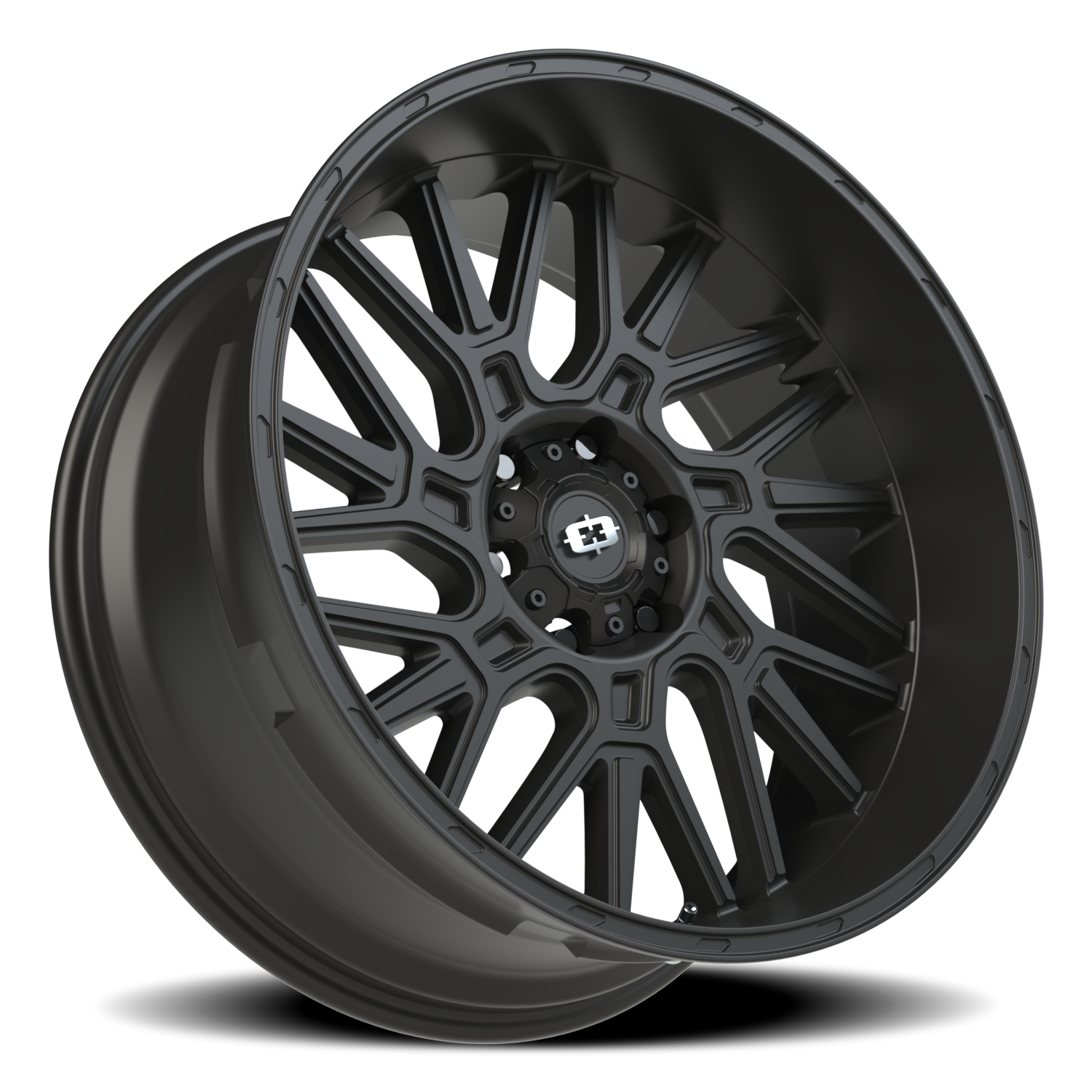 Vision Wheel 404 Satin Black 22x10 -19 6x139.7mm 106.2mm - Wheelwiz