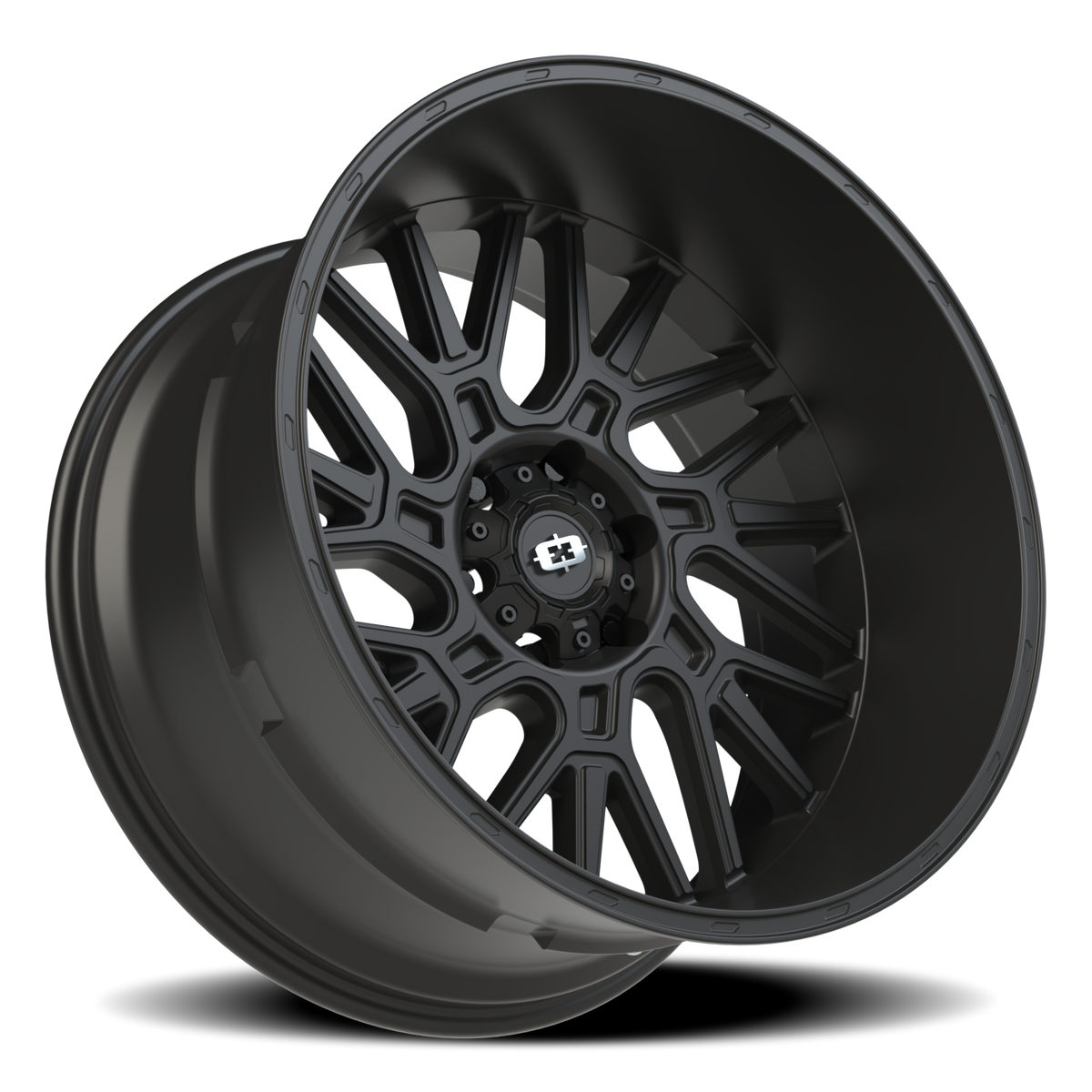 Vision Wheel 404 Satin Black 22x12 -51 6x135mm 87.1mm - Wheelwiz