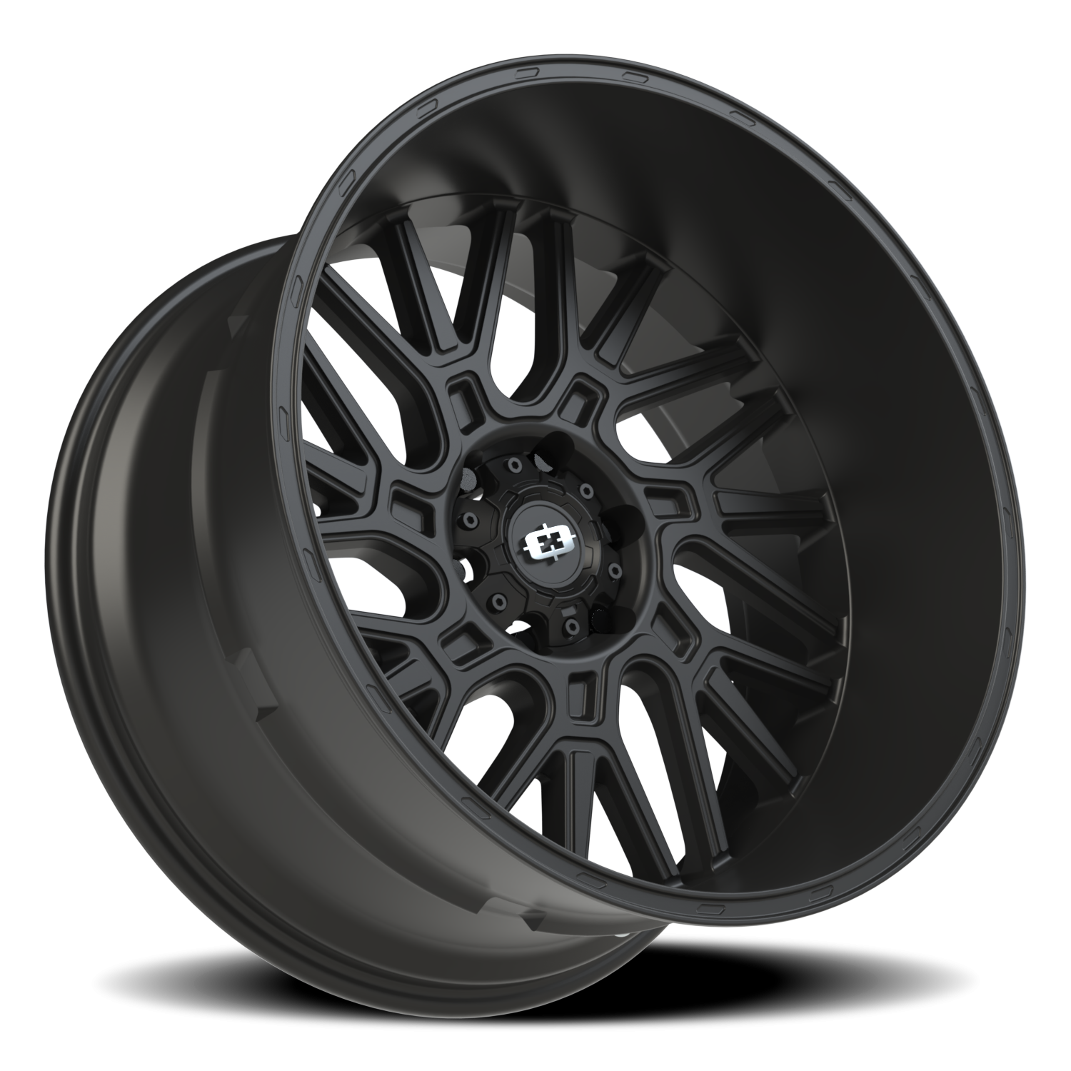Vision Wheel 404 Satin Black 22x12 -51 6x135mm 87.1mm - Wheelwiz