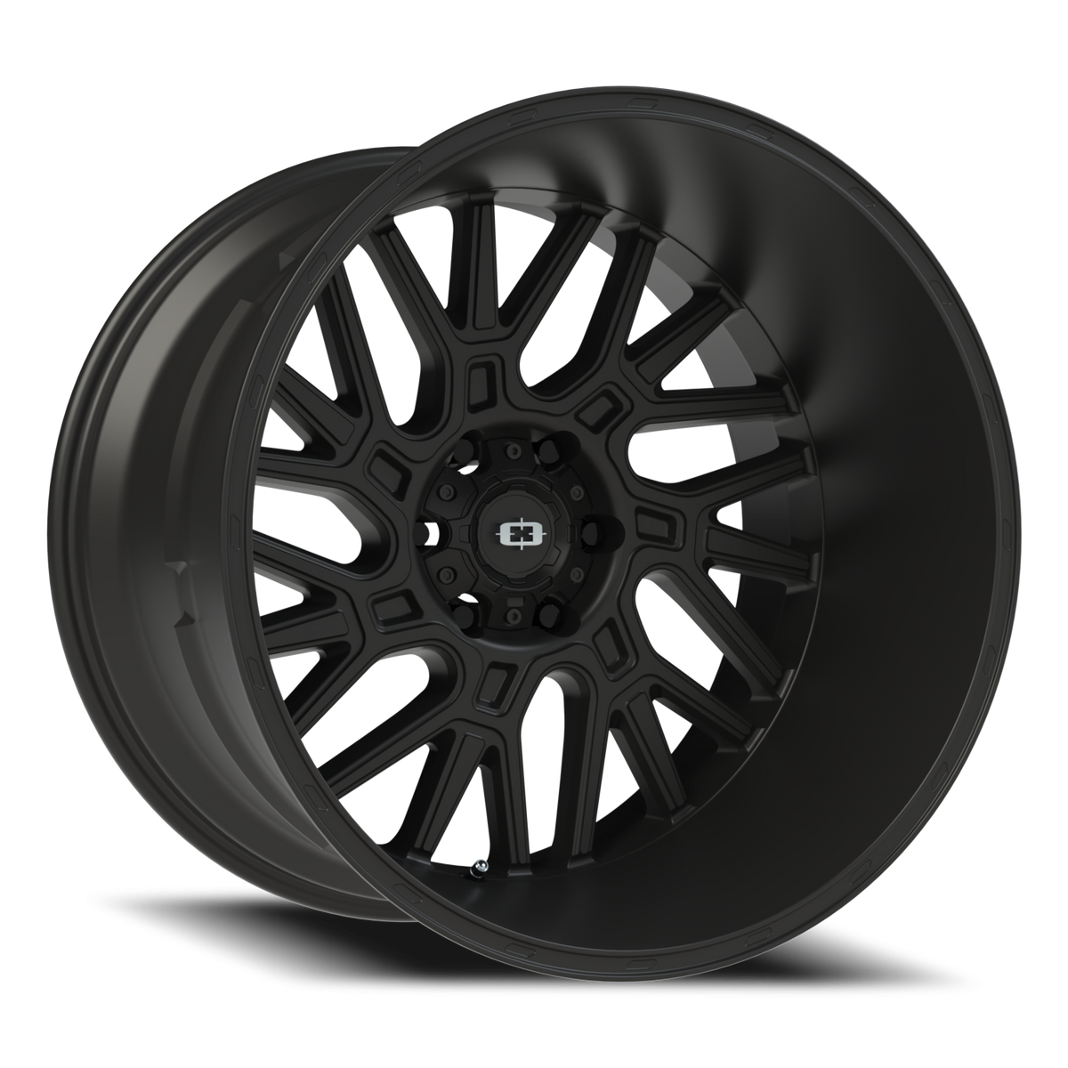Vision Wheel 404 Satin Black 22x14 -76 6x139.7mm 106.2mm - Wheelwiz