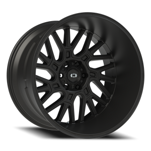 Vision Wheel 404 Satin Black 22x14 -76 6x139.7mm 106.2mm - Wheelwiz