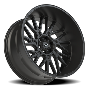 Vision Wheel 404 Satin Black 24x12 -51 6x139.7mm 106.2mm - Wheelwiz