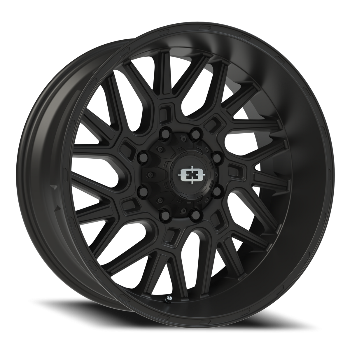 Vision Wheel 404 Satin Black 22x10 -19 8x165.1mm 125.2mm - Wheelwiz