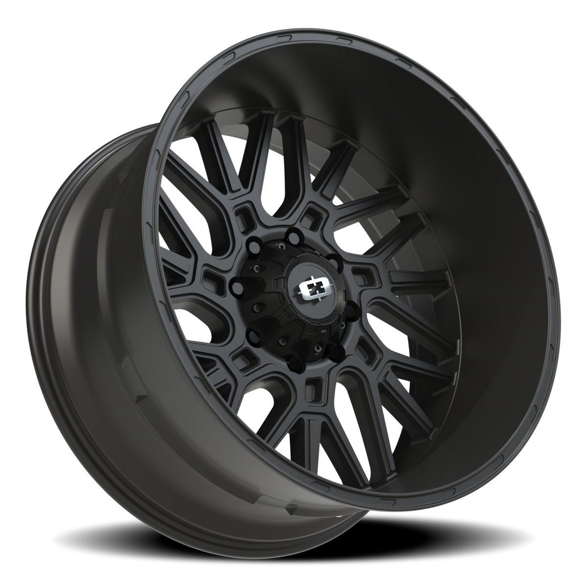 Vision Wheel 404 Satin Black 24x12 -51 8x165.1mm 125.2mm - Wheelwiz