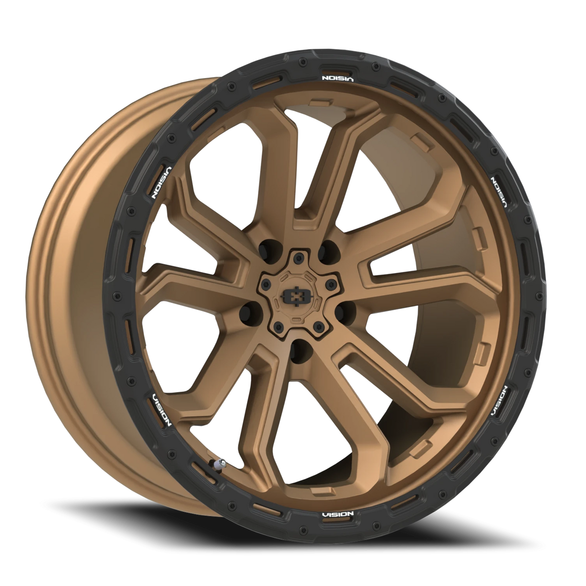 Vision Wheel 405 Satin Bronze 20x10 -25 5x127mm 78.1mm - Wheelwiz