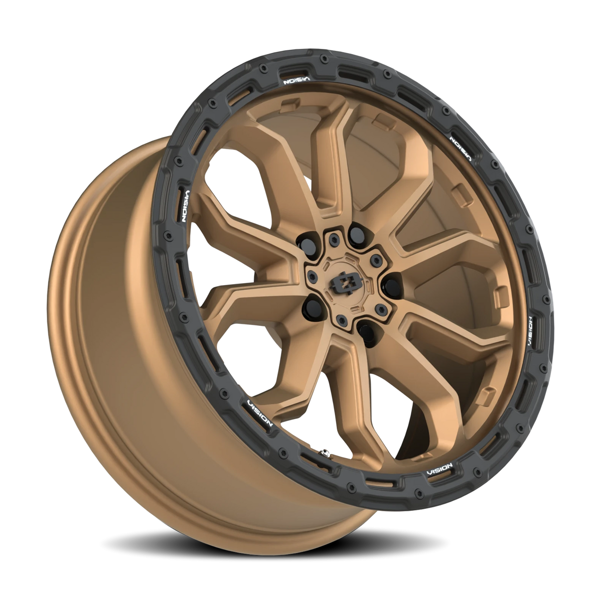 Vision Wheel 405 Satin Bronze 17x8 +30 5x108mm 63.5mm - Wheelwiz