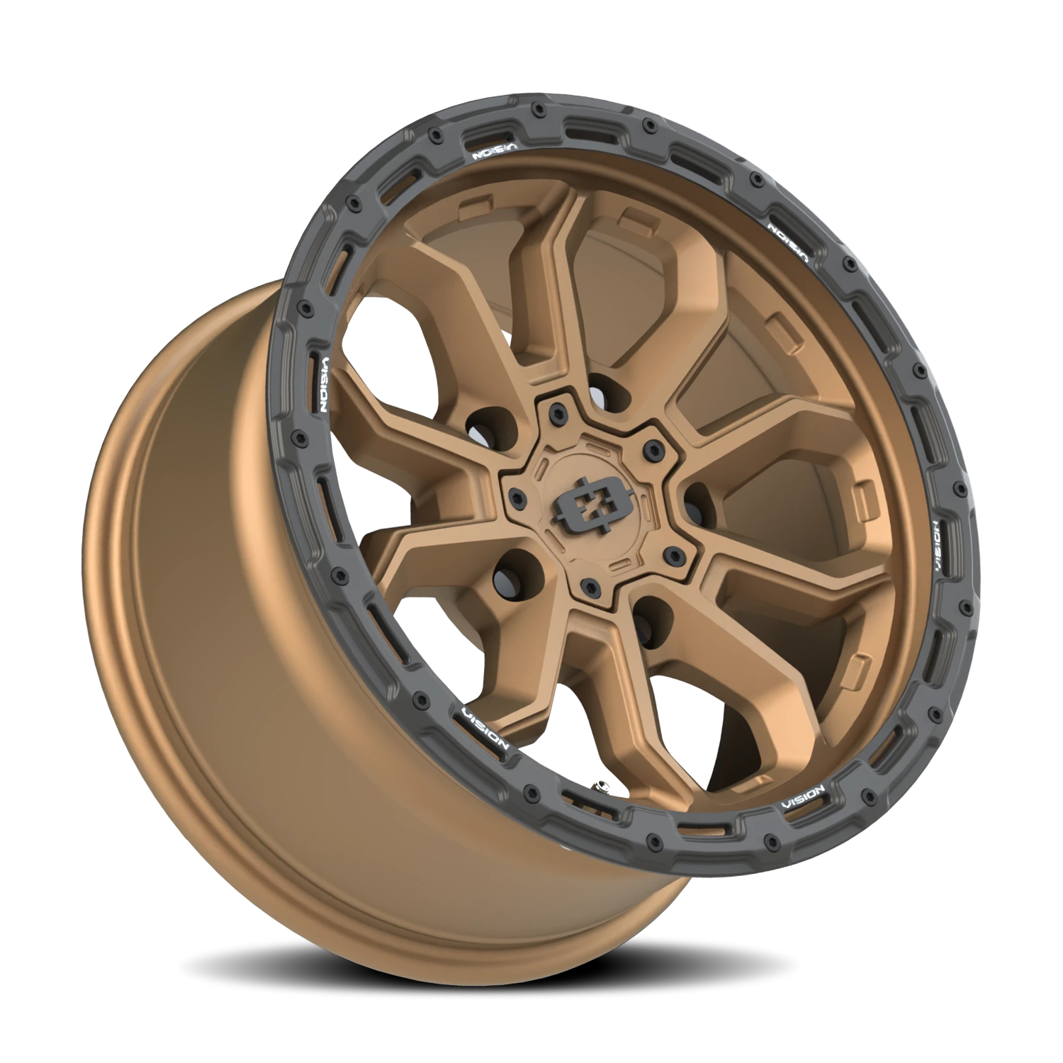 Vision Wheel 405 Satin Bronze 17x9 +12 5x150mm 110.2mm - Wheelwiz