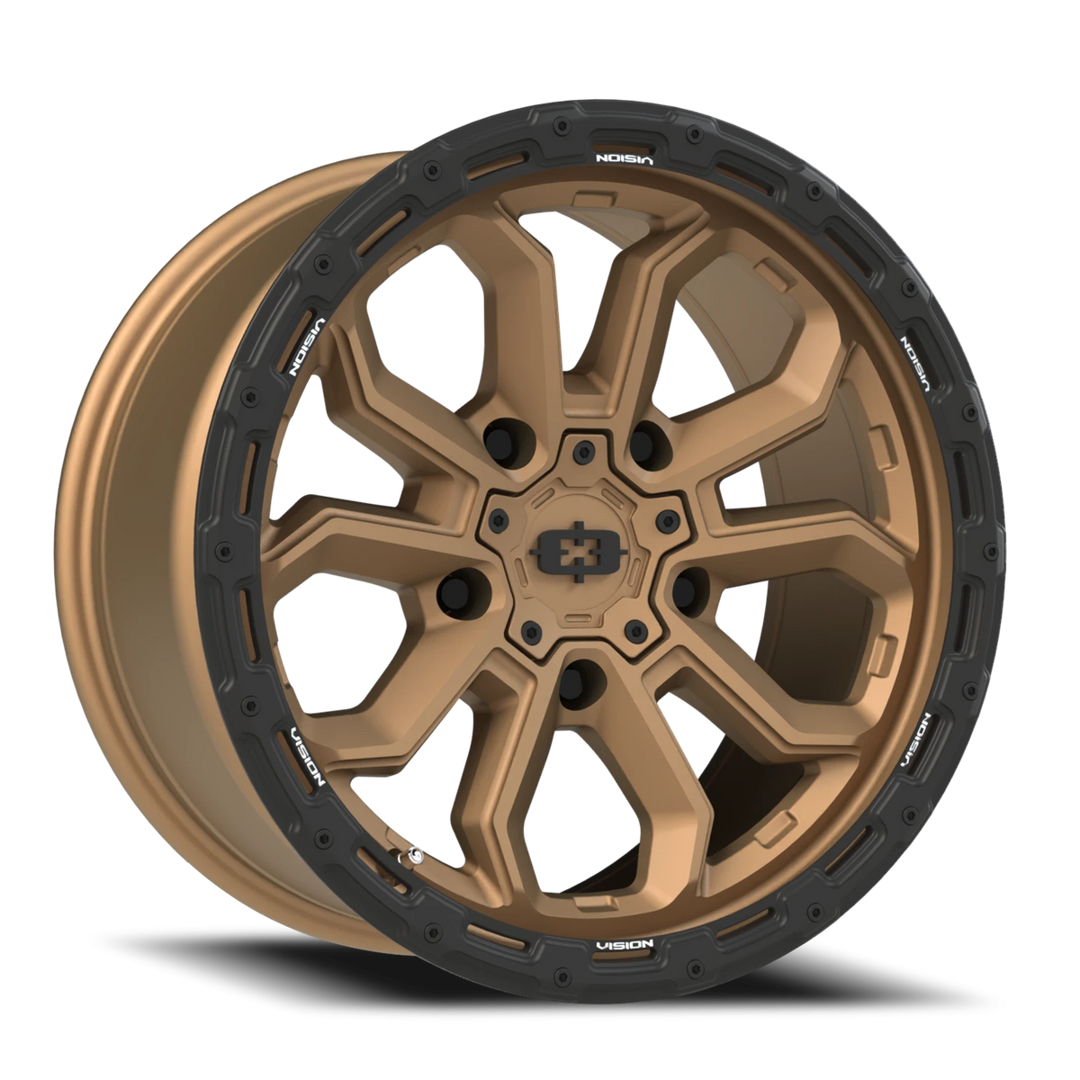 Vision Wheel 405 Satin Bronze 18x9 +12 5x127mm 78.1mm - Wheelwiz
