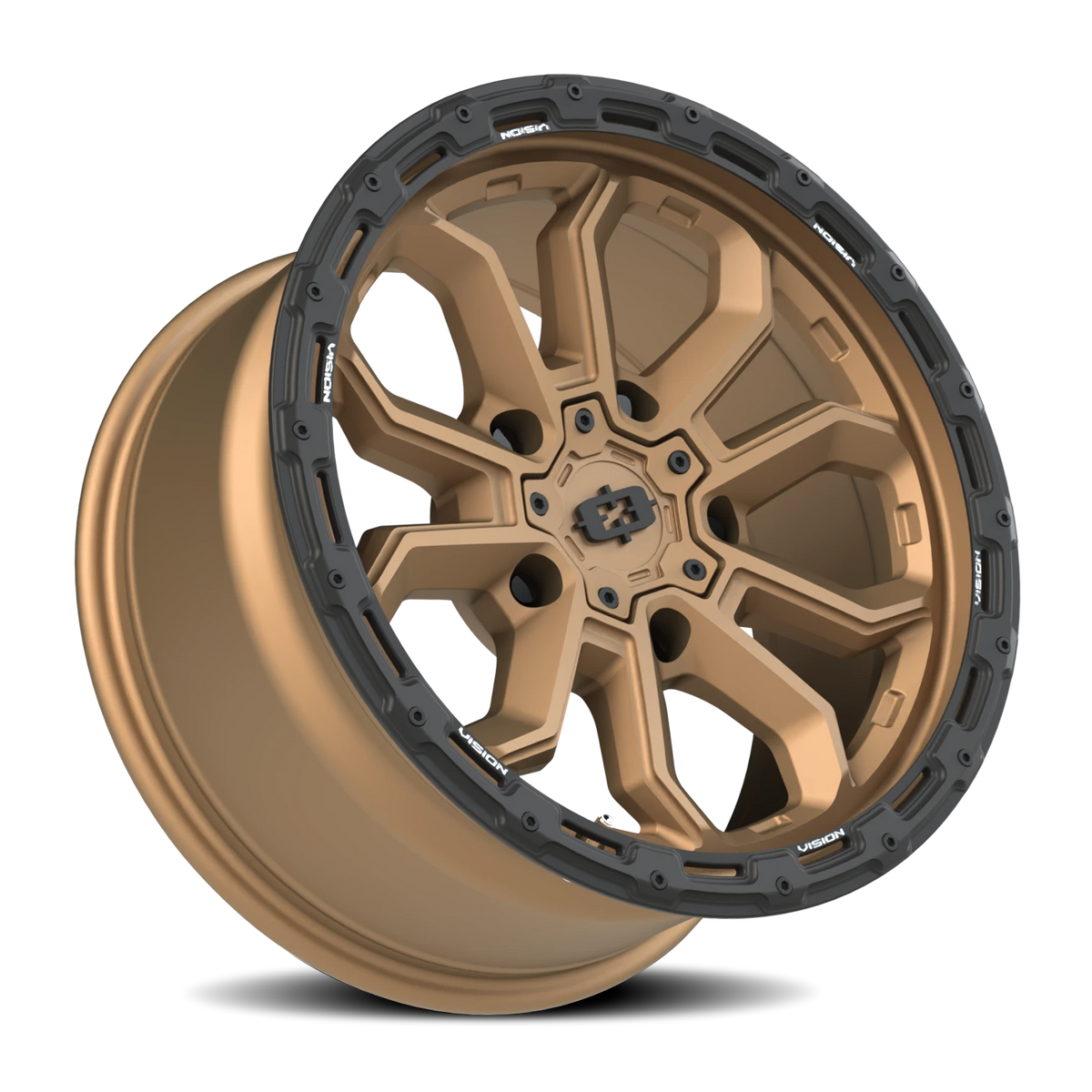 Vision Wheel 405 Satin Bronze 18x9 +12 5x127mm 78.1mm - Wheelwiz