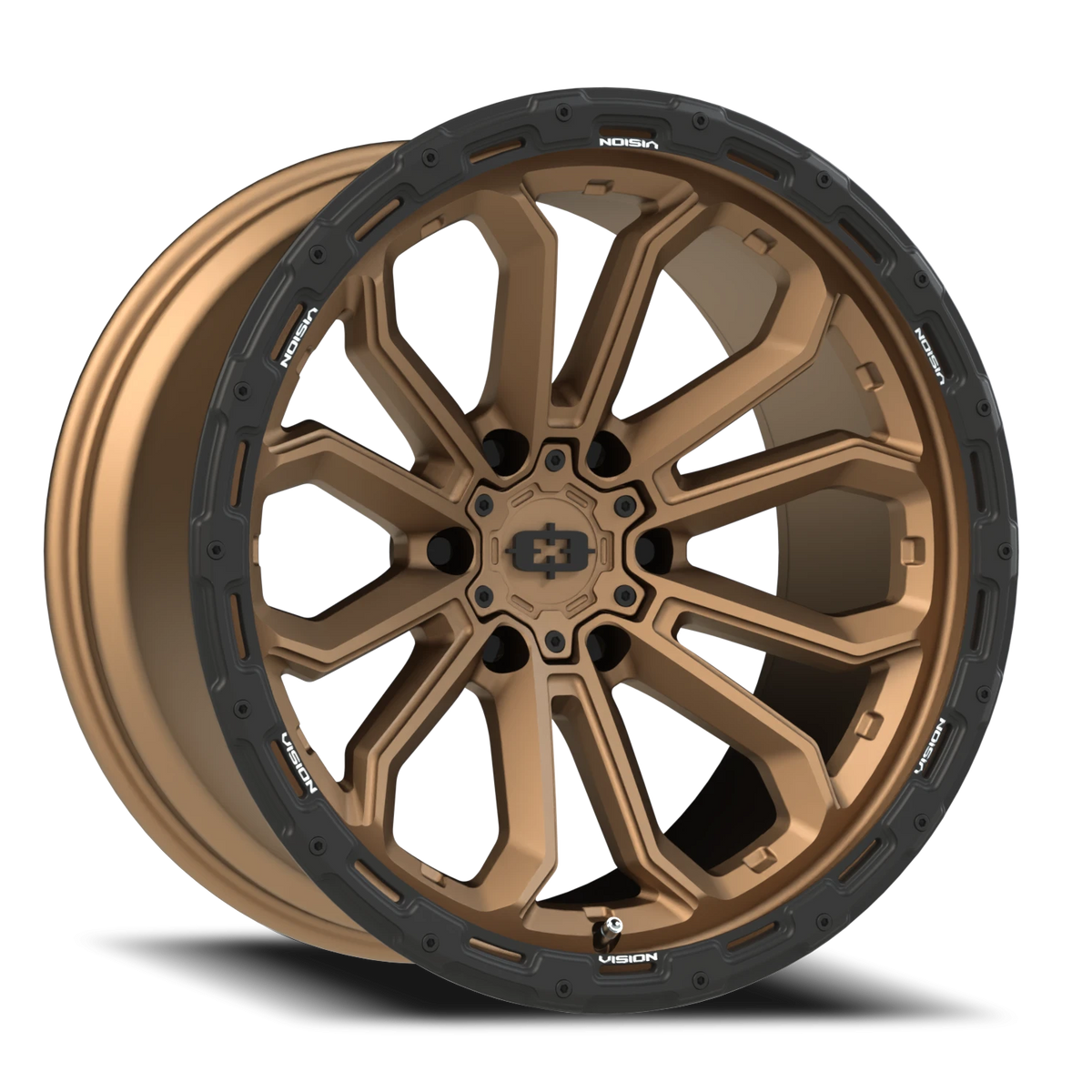 Vision Wheel 405 Satin Bronze 20x10 -25 6x139.7mm 106.2mm - Wheelwiz