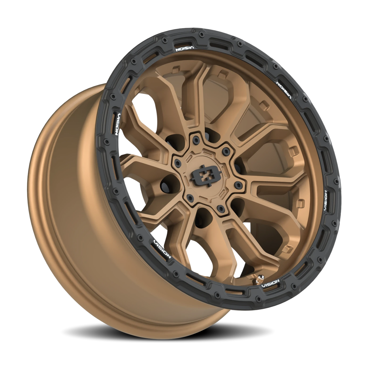 Vision Wheel 405 Satin Bronze 16x8 0 6x139.7mm 110mm - Wheelwiz