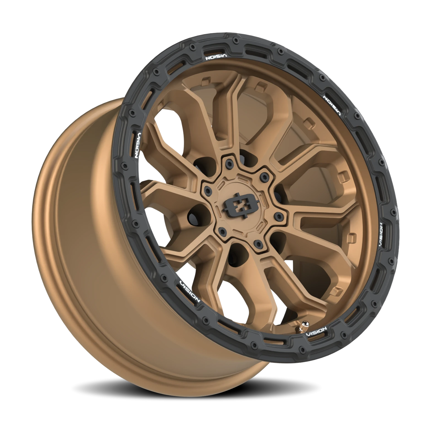 Vision Wheel 405 Satin Bronze 16x8 0 6x139.7mm 110mm - Wheelwiz