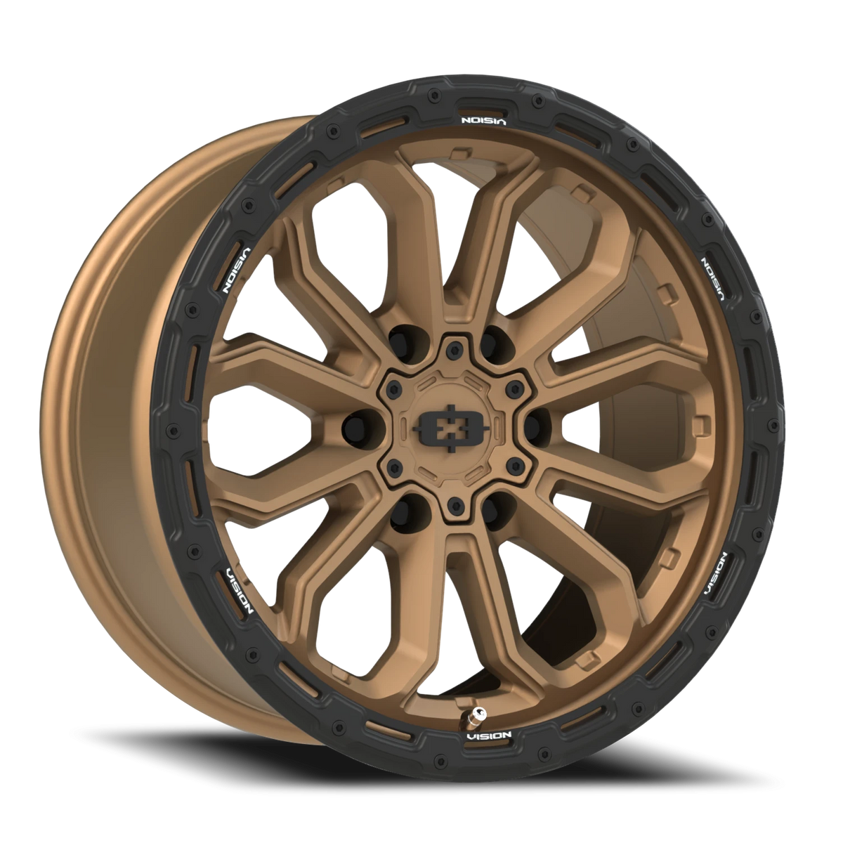 Vision Wheel 405 Satin Bronze 18x9 +12 6x139.7mm 106.2mm - Wheelwiz