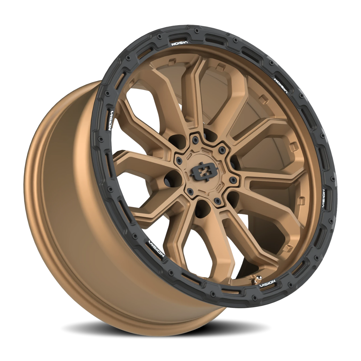 Vision Wheel 405 Satin Bronze 18x9 +12 6x139.7mm 106.2mm - Wheelwiz