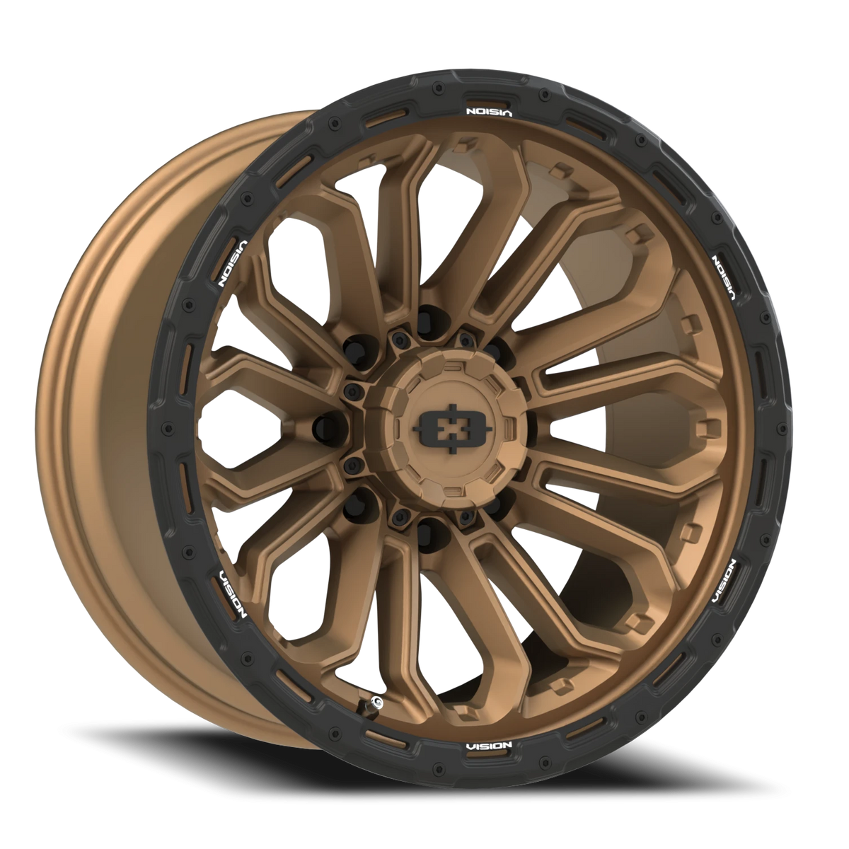 Vision Wheel 405 Satin Bronze 20x10 -25 8x165.1mm 125.2mm - Wheelwiz