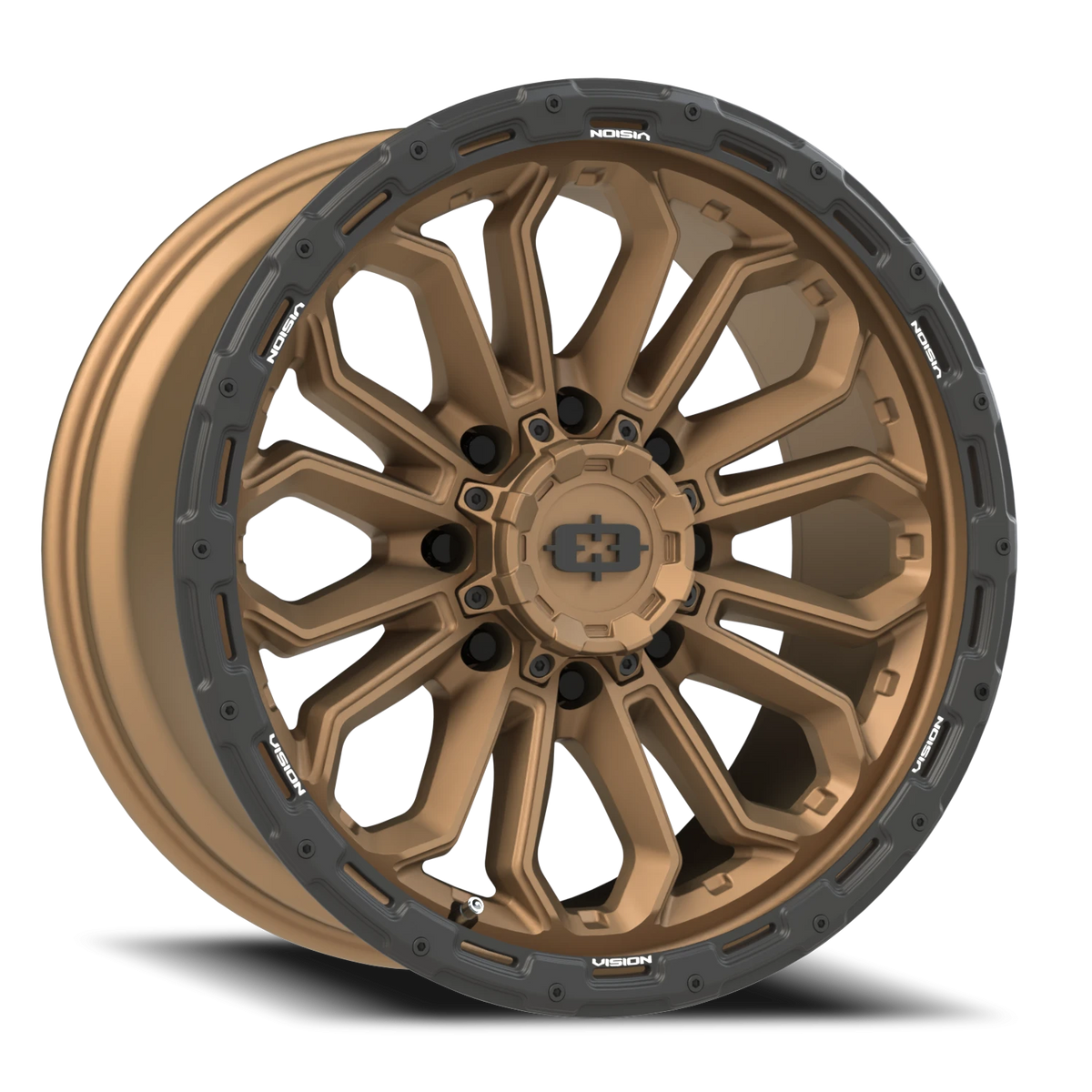 Vision Wheel 405 Satin Bronze 20x9 +12 8x180mm 124.2mm - Wheelwiz