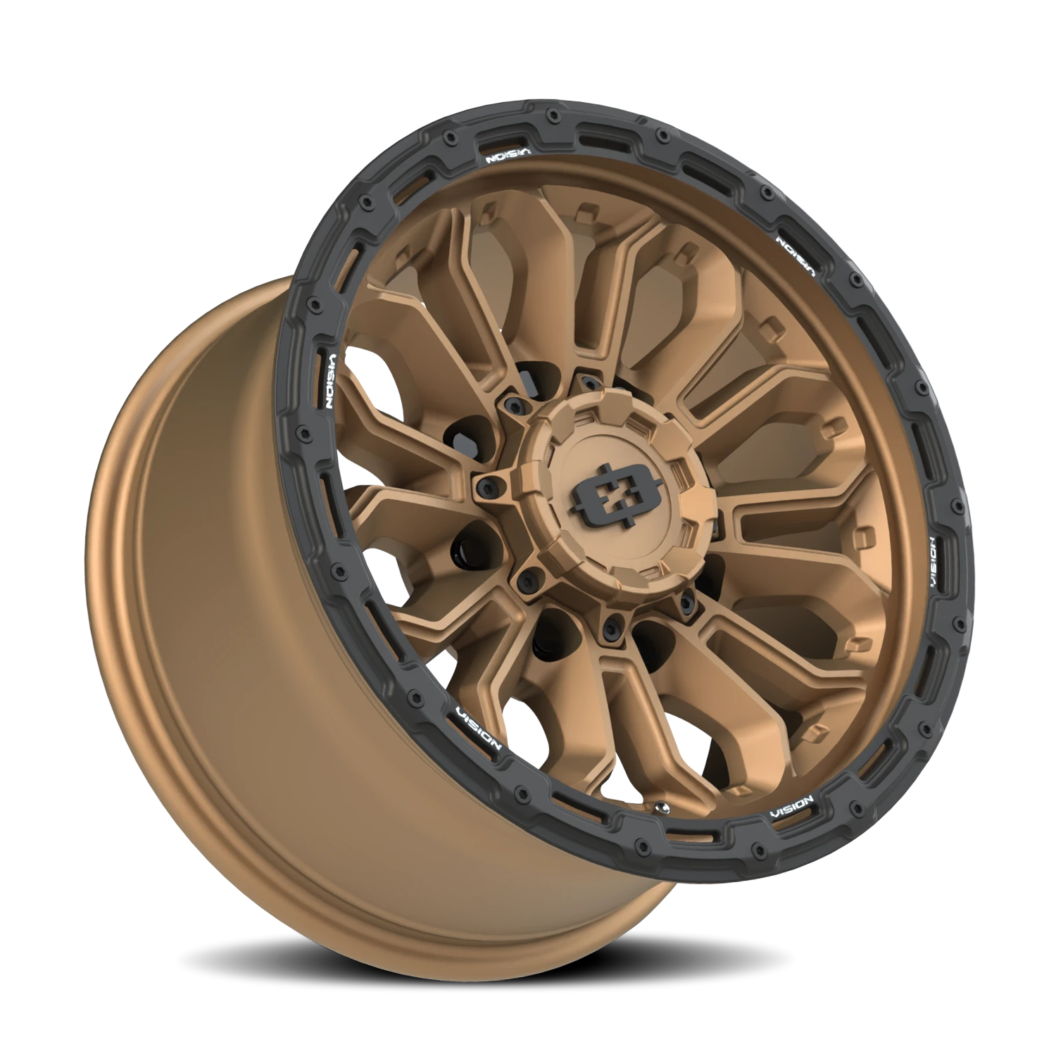 Vision Wheel 405 Satin Bronze 17x9 +12 8x165.1mm 125.2mm - Wheelwiz