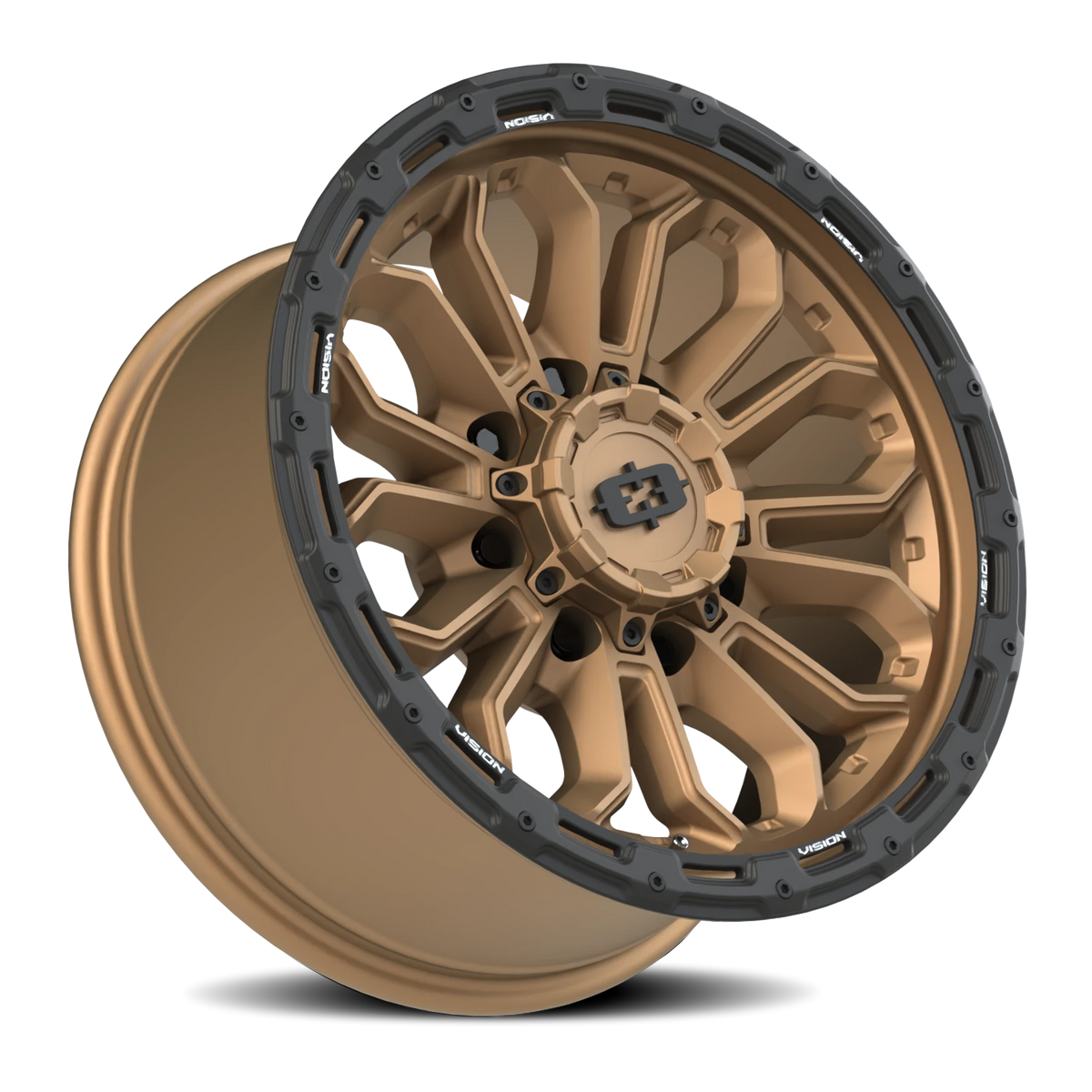 Vision Wheel 405 Satin Bronze 18x9 -12 8x170mm 125.2mm - Wheelwiz