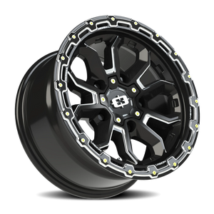 Vision Wheel 405 Gloss Black Milled Spoke 16x8 0 5x139.7mm 110mm - Wheelwiz