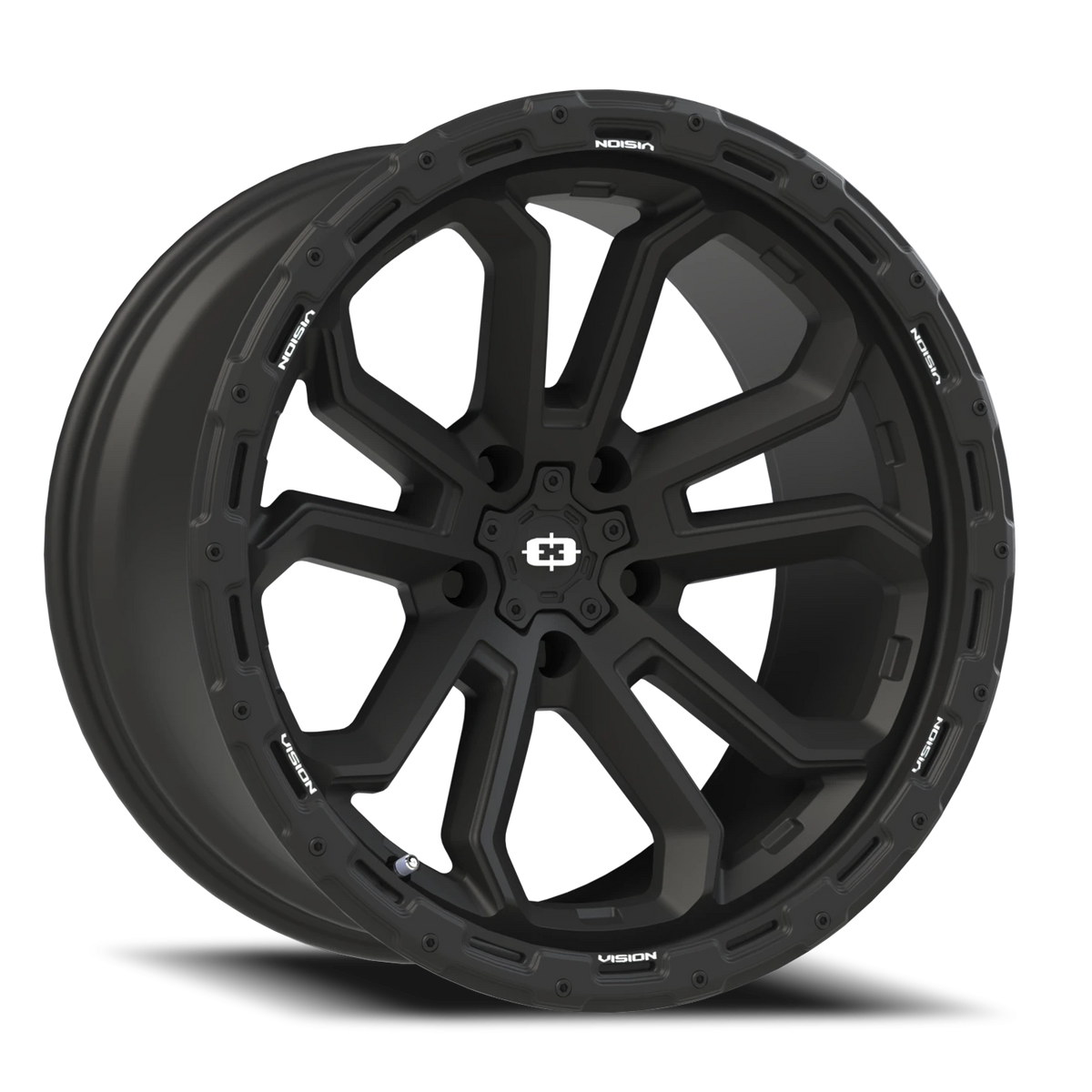 Vision Wheel 405 Satin Black 20x10 -25 5x127mm 78.1mm - Wheelwiz