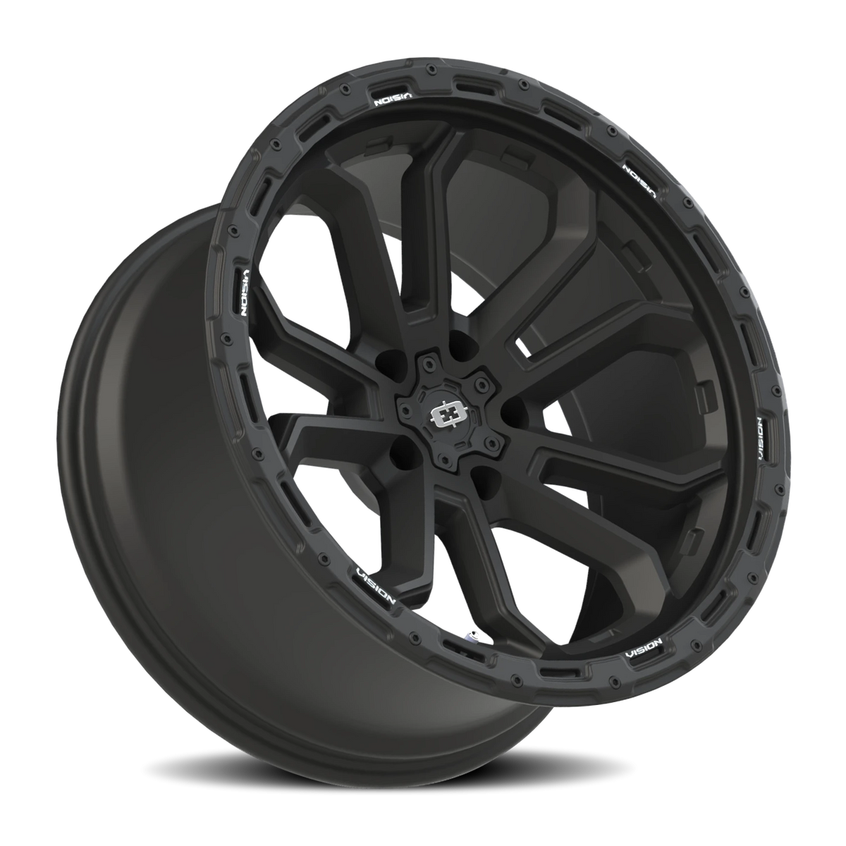 Vision Wheel 405 Satin Black 20x10 -25 5x127mm 78.1mm - Wheelwiz