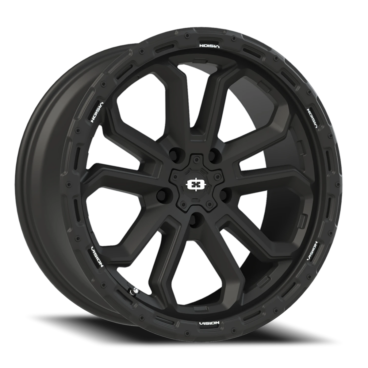 Vision Wheel 405 Satin Black 20x9 +10 5x127mm 78.1mm - Wheelwiz