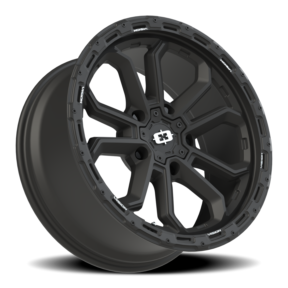 Vision Wheel 405 Satin Black 20x9 +12 5x139.7mm 108mm - Wheelwiz