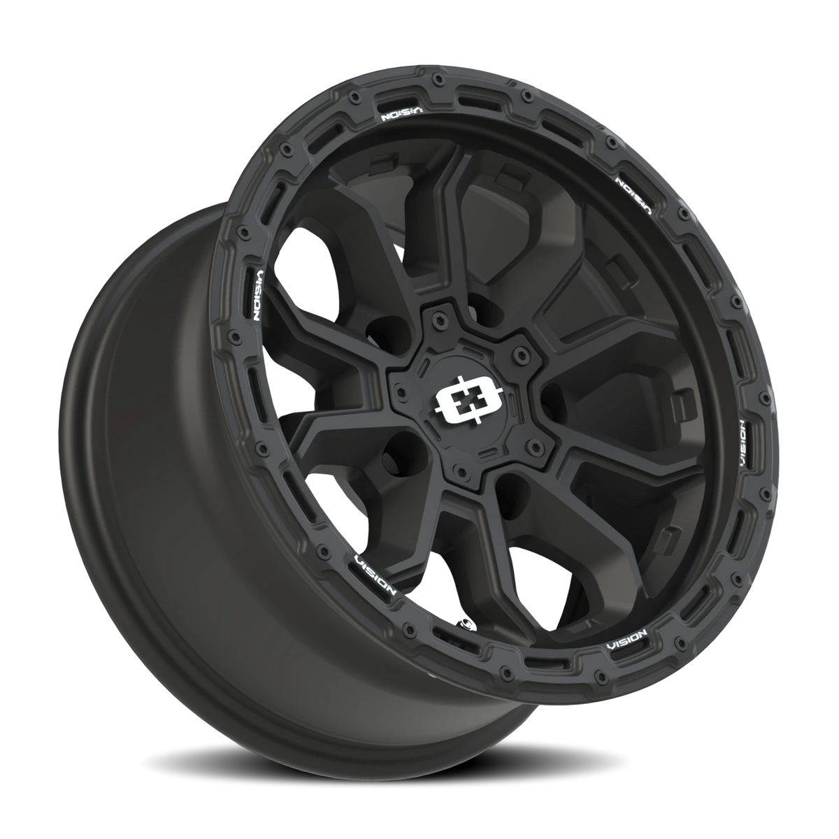 Vision Wheel 405 Satin Black 16x8 0 5x139.7mm 110mm - Wheelwiz